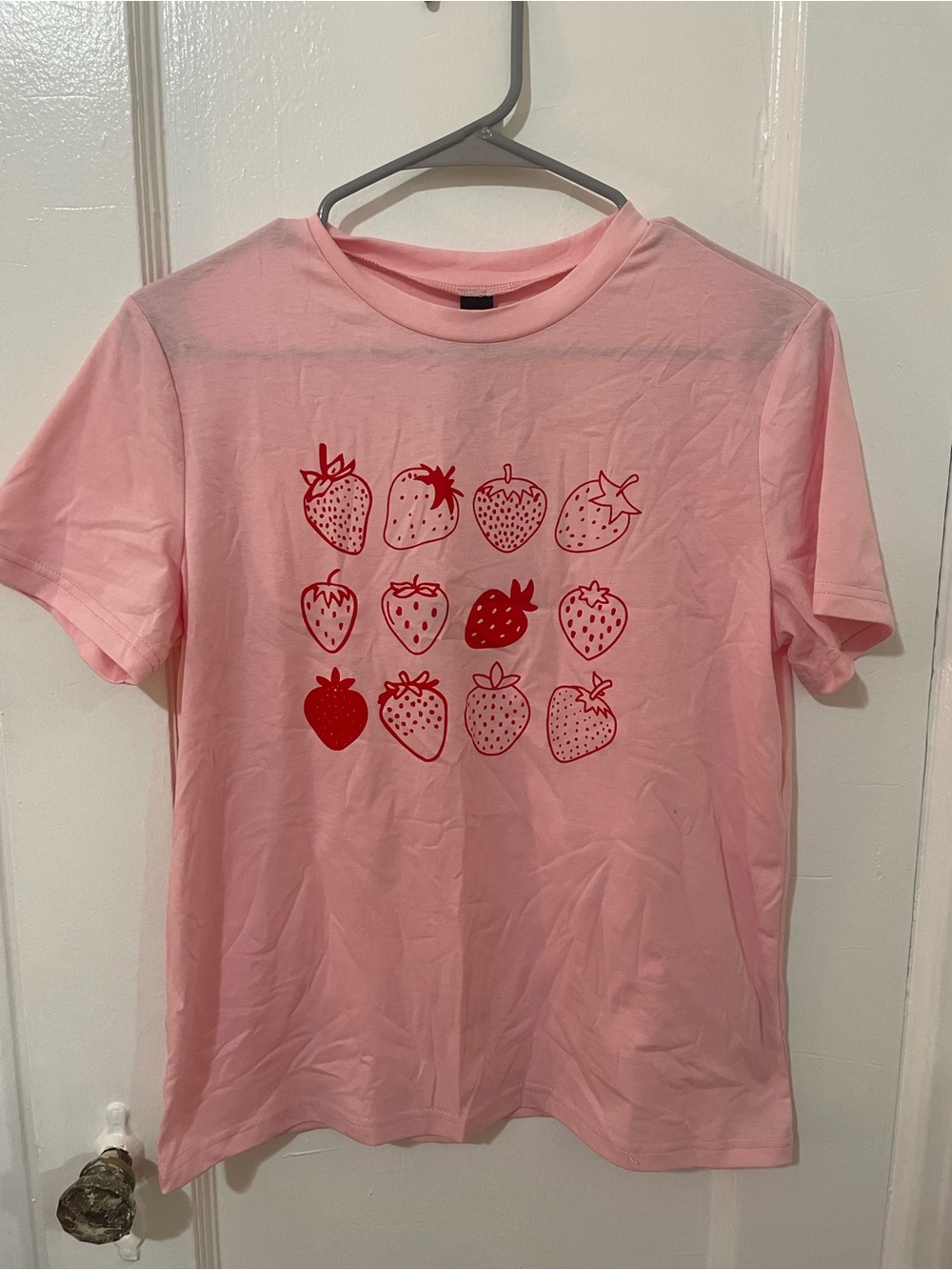 Pink Strawberry Graphic Women’s Tee
